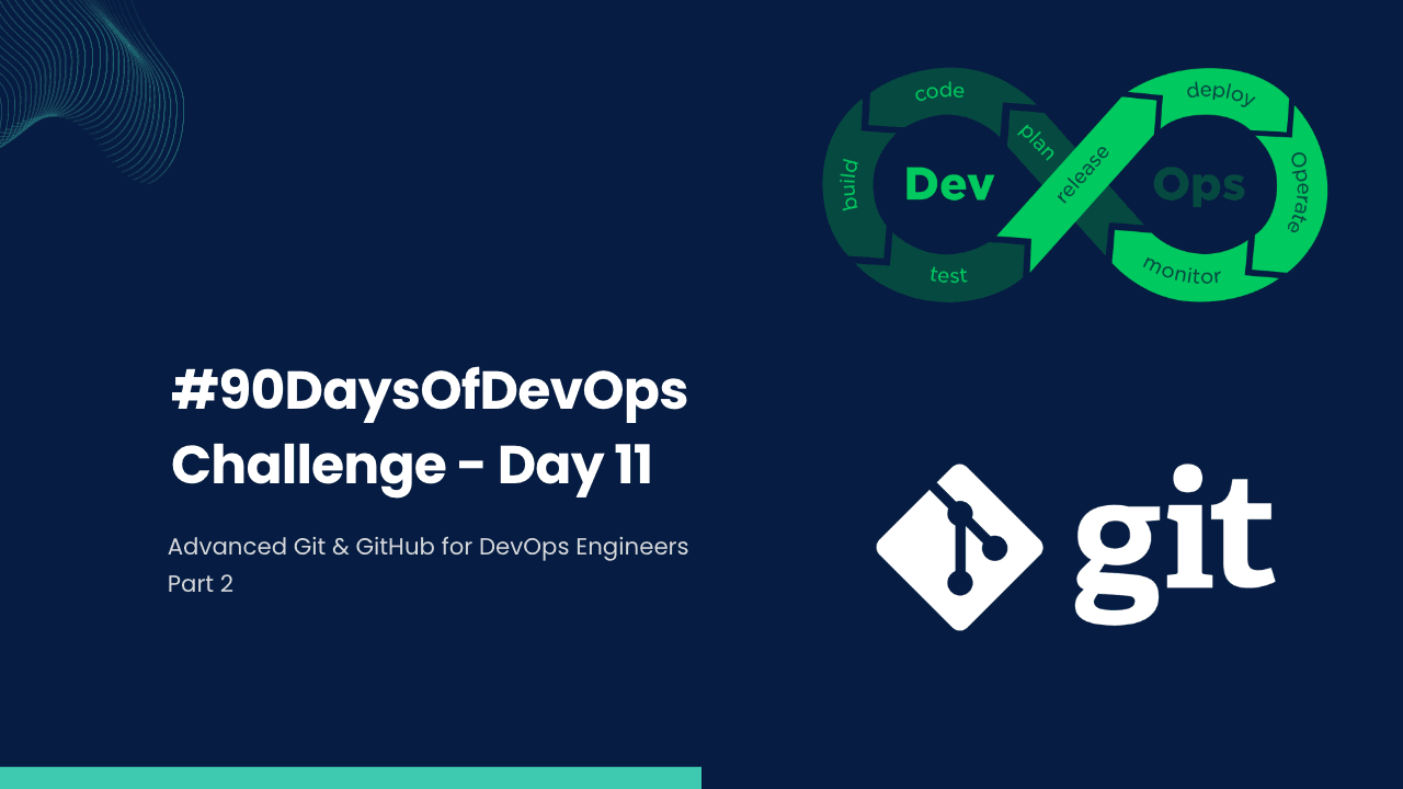 #90DaysOfDevOps Challenge - Day 11 - Advanced Git & GitHub for DevOps Engineers Part 2