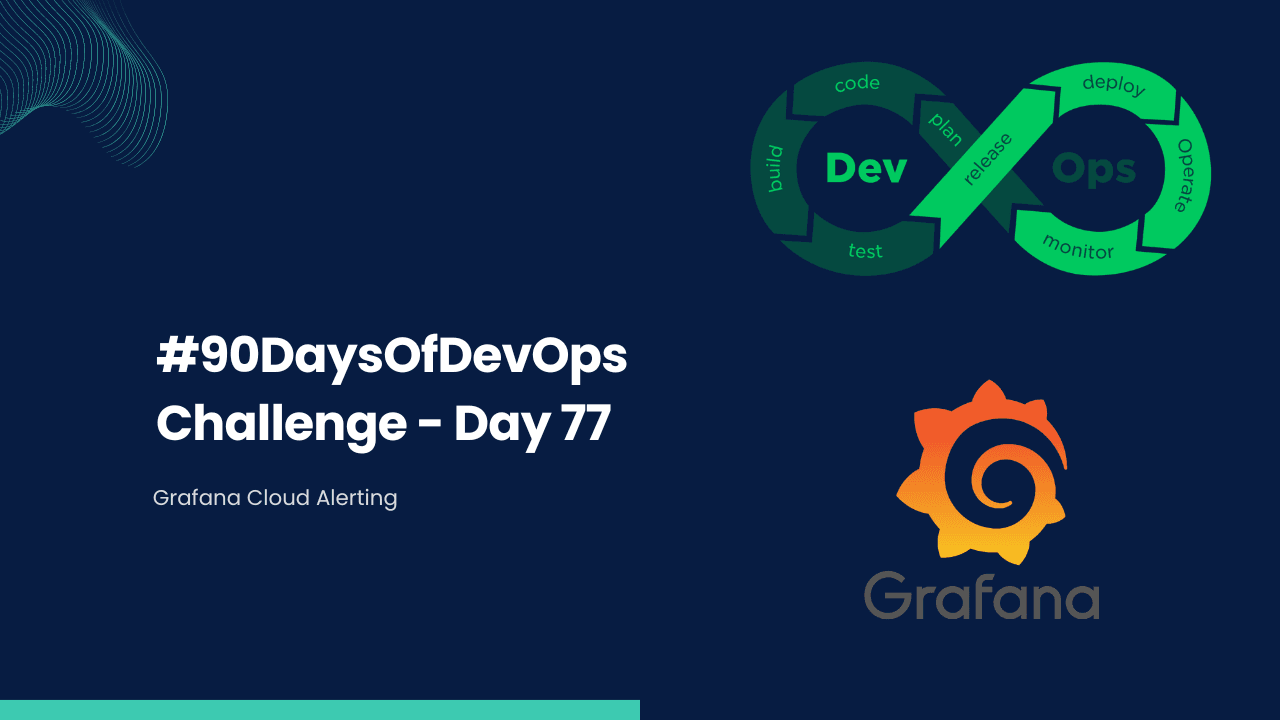 #90DaysOfDevOps Challenge - Day 77 - Grafana Cloud Alerting
